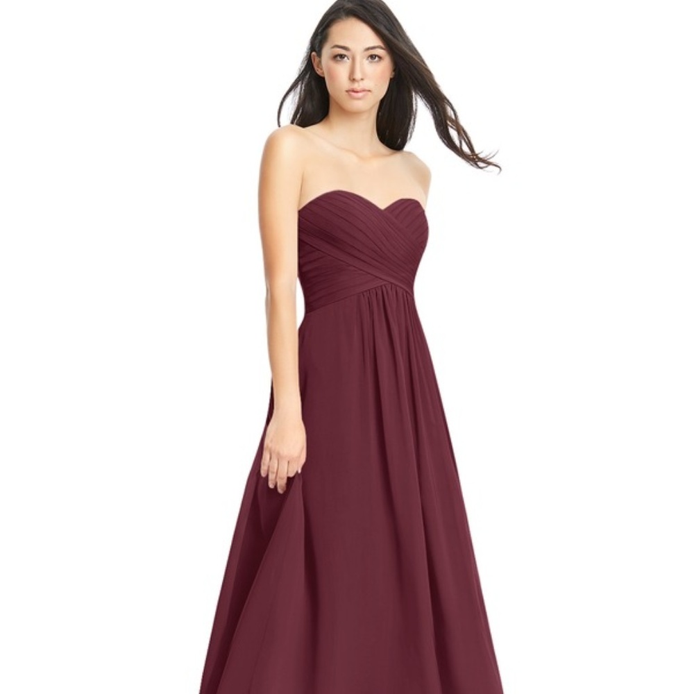 Azazie Yazmin A8 in Cabernet